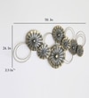 Polo Abstract Metal Wall Decor in Multicolor Set of 1