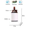 Devansh Solid Wood Electric Wall Light in Brown Colour with Multi Shade Count of 1 Light