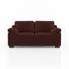 Esquel Premium 2 Seater Fabric Sofa in Deep Crimson Velvet Colour