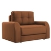Calliro  Pull Out Sofa cum Bed  in Brown Colour
