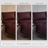 Stoa Paris Sateen Quilted King Size Bed Cover with 2 Pillow Covers (100 x 108) lted King Velvet Wine