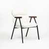 Antho Fabric Dining Chair in Ivory Colour
