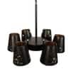 Devansh Solid Wood Electric Wall Light in Multi Colour with Multi Shade Count of 1 Light