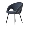 Kite Fabric Dining Chair in Blue Colour