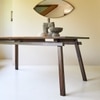 Quinlynn Solid Wood 4 Seater Dining Table in Provincial Teak Finish