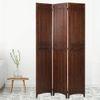 Flossy Solid Wood 4 Panel Room Divider