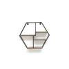 WOODENMOOD Hexa Wall Rack