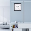 Libra Zodiac Wooden Wall Clock with Sharp Indices and Minimal White Dial