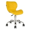 Beautiful Leatherette Dining Chair in Yellow Colour