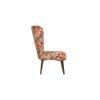 Ivoma Solid Wood Lounge Chair In Multicolour