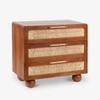 Abacus Solid Wood Chest of Drawers in Brown Colour