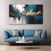 The Castle Decor Modern Abstract Wall Art Set of 5 27x48 Inch