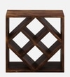 Brena Sheesham Wood Wine Rack In Provincial Teak Finish