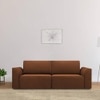 Cacef 3 Seater Pull Out Sofa cum Bed  in Brown Colour