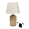Ceramic Table Lamp Beige Timeless Elegant Design