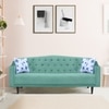 Pacific 3 Seater Sofa Cum Bed In Sea Green Colour