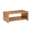 Espresso Solid Wood Coffee Table
