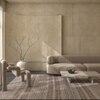 Jaipur Rugs Soft Geometric Wool Viscose Dhurrie Rug Grey 6x9 ft