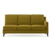 Abbey Sectional Sofa (Colour : Olive Green, Cushion : Soft, Seater : Left Aligned 3 Seater + Left Aligned Chaise)