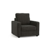Apollo Compact Sofa Set (Colour : Graphite Grey, Cushion : Soft, Back Type : High Back, Seater : 3+1+1)