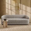 Elegantensemble Wood 3 Seater With Upholstery Non Storage Sofas In Grey Colour