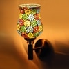 Devansh Metal Electric Wall Light in Gold Colour with Multi Shade Count of 1 Light
