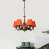 Devansh Gold Antique Wall Mounted Lamp With Off-White Cotton Shade