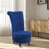 Piece High Back Accent Chair in Navy Blue Colour
