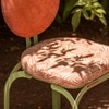 Dastoori Stainless Steel Outdoor Dining Chair in Beige Colour
