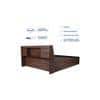 Timber Queen Bed Design 9