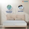 Sleepwell Dual Pro Foam Resitec Medium Firm Profiled Pu-Foam Double Size Mattress (Thickness: 6 Inches, Dimensions: 72 X 48 Inches)