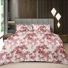 Cora Cream Floral 400 TC Cotton Flat Super King Size Bedsheet with 2 Pillow Covers – Threads
