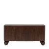 Akiyama Solid Mango Wood Sideboard with 4 Door in Provincial teak Finish