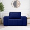 Riyab  Pull Out Sofa cum Bed  in Navy Blue Colour