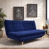 Bliss 3 Seater Sofa Cum Bed In Blue Colour