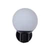 Eliante Xyvon Black Iron Wall Light With E27 Holder In Black Colour