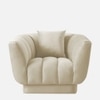 Exalt Fabric Sofa (Beige)
