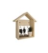 Torino Wooden Wall Shelf Organiser With Key Holders