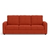 Apollo Compact Sofa Set (Colour : Lava, Cushion : Hard, Back Type : High Back, Seater : 3+1+1)
