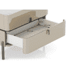 Naomi Bedside Table in High Gloss Beige Finish