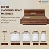 Sleepwell Pro Fitrest, Medium Firm 6 inch Double High Resilience (HR) Foam Mattress (L x W: 72 inch x 48 inch)