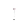 Hellen Multicolour Fabric Floor Lamp with Black Iron Base
