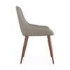 Rickman Fabric Accent Chair in Taupe Leatherette Colour