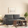 Luna 3 Seater Fabric Sofa (Slate Grey)