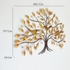W-Niya Abstract Metal Wall Decor in Multicolor Set of 1