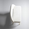 The Scoop Metal Settee in White Colour