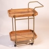 Ireka Homes PartyPort Foldable Serving Trolley with Wheels