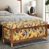 Harper Solid Wood Bench in Provincial Teak Finish