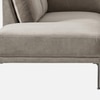 Modernelegance Wood Right Aligned 3-Seater With Upholstery Non Storage Sofa In Grey Colour