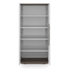 Baltoro Engineered Wood Tall Shoe Rack in White Finish